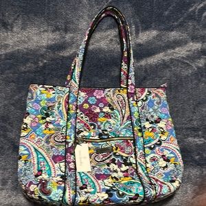 Vera Bradley Disney Mickey’s Paisley Celebration Iconic Vera Zip tote